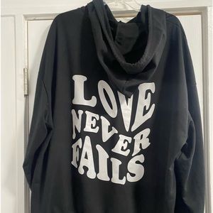 Never worn. Women’s Shein sweat jacket 3xl